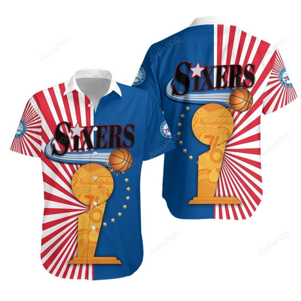 Philadelphia Sixers Hawaiian Shirt