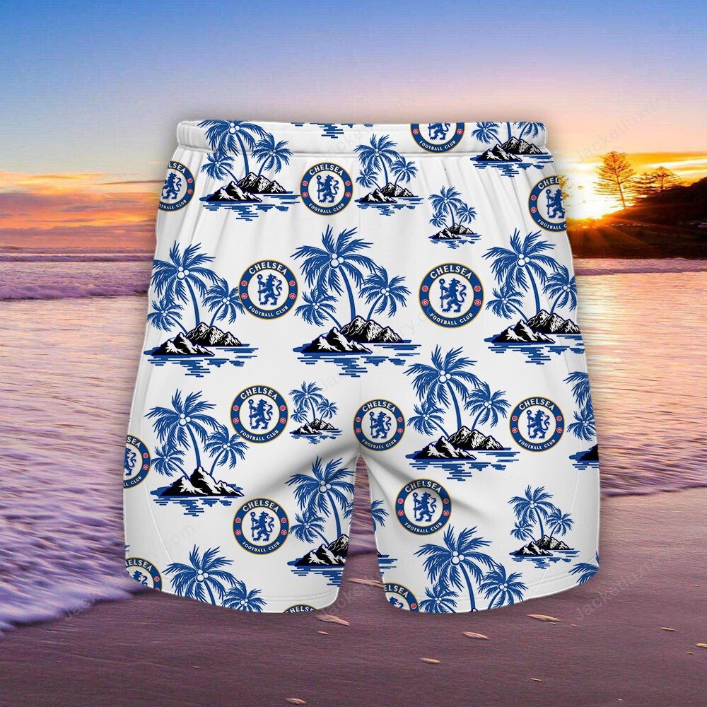 Chelsea FC 2022 tropical summer hawaiian shirt