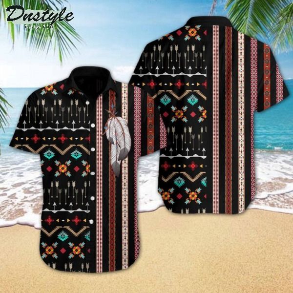 Native American Hawaiian Shirt Summer Button Up