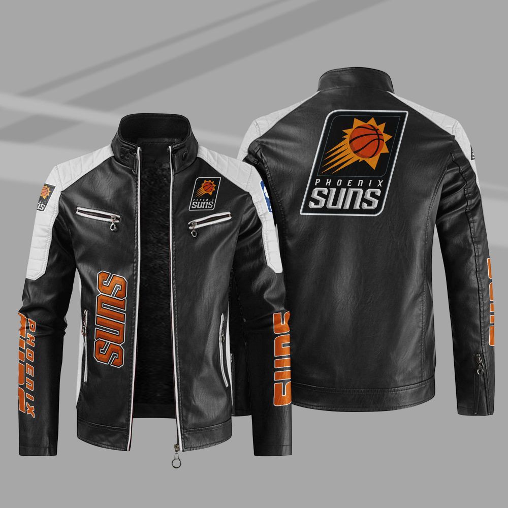 Phoenix Suns NBA Leather Jacket