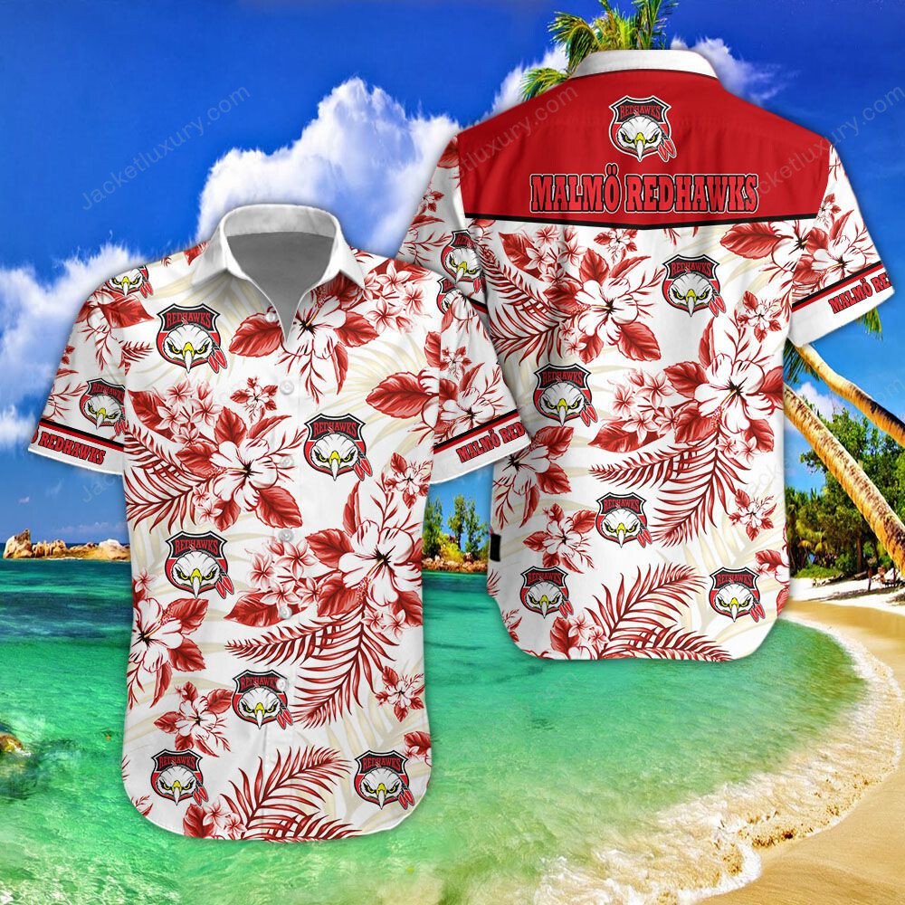 Malmo Redhawks 2022 tropical summer hawaiian shirt
