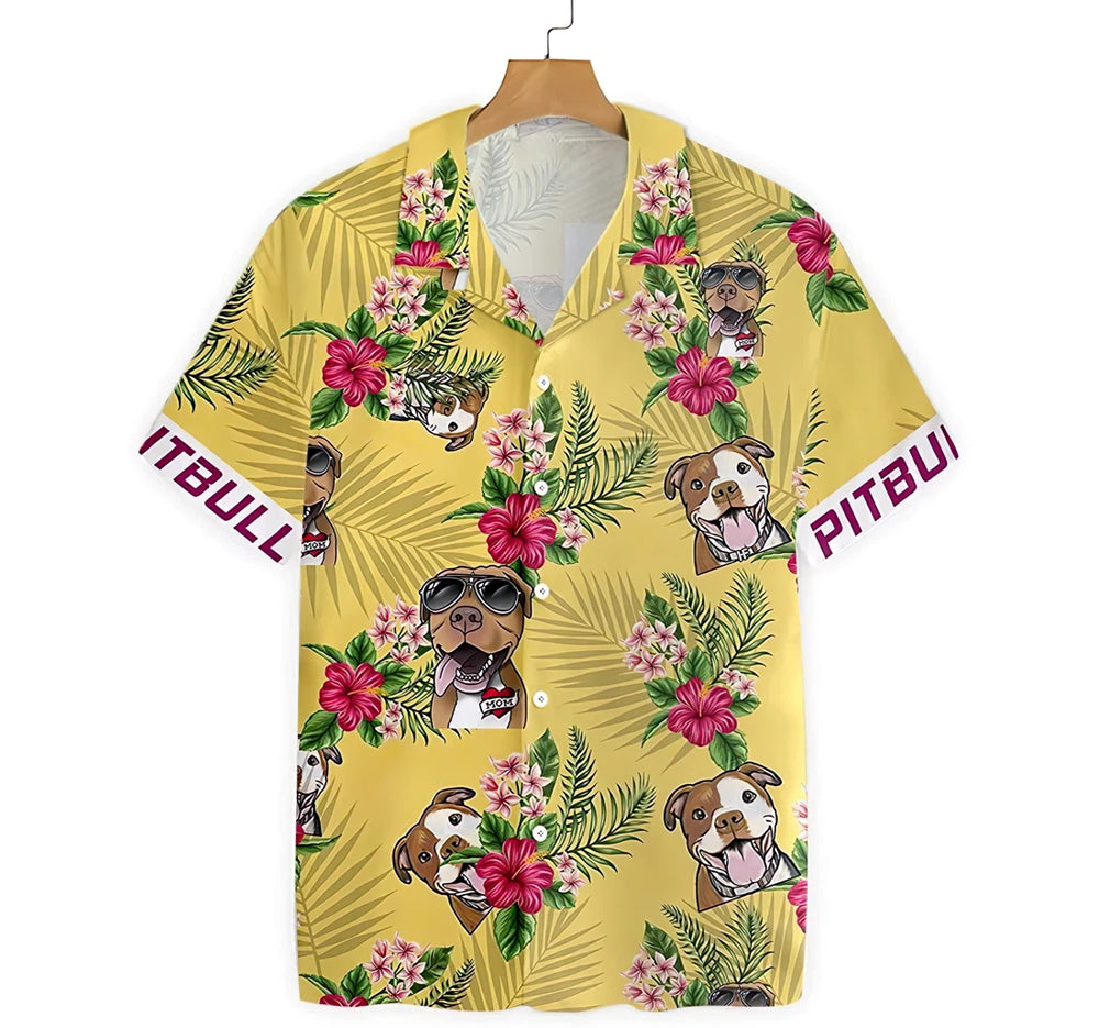 Pitbull Summer Hawaiian Shirt