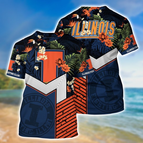 Illinois Fighting Illini New Collection Summer 2022 Hawaiian Shirt