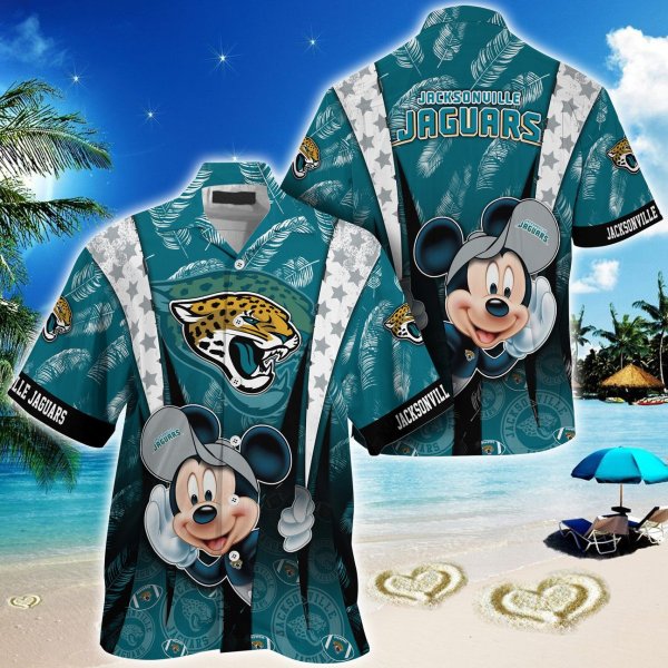 Jacksonville Jaguars NFL And Mickey Hawaiian Shirt