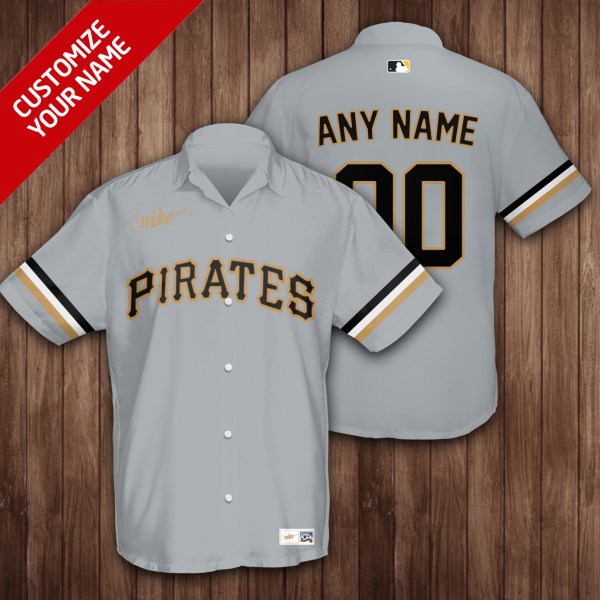 Pittsburgh Pirates MLB Custom Name Hawaiian Shirt