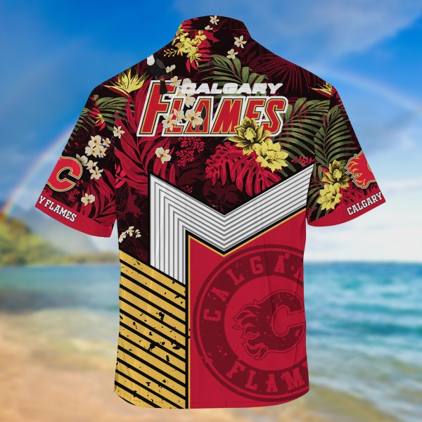 Calgary Flames New Collection Summer 2022 Hawaiian Shirt
