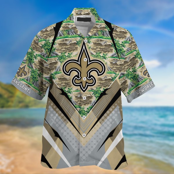 New Orleans Saints NFL Tropical Hawaiian Shirt