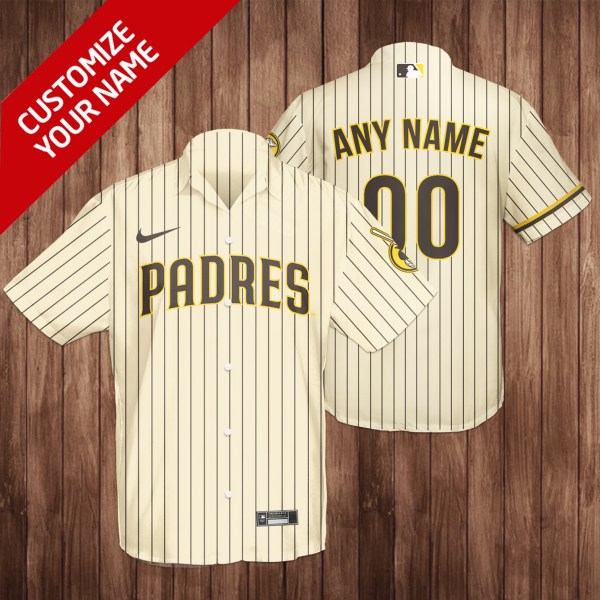 San Diego Padres MLB Yellow Personalized Hawaiian Shirt