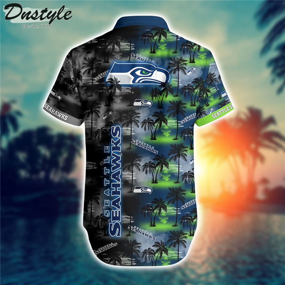 Seattle Seahawks Flower Gift For Summer 2022 Hawaiian Shirt