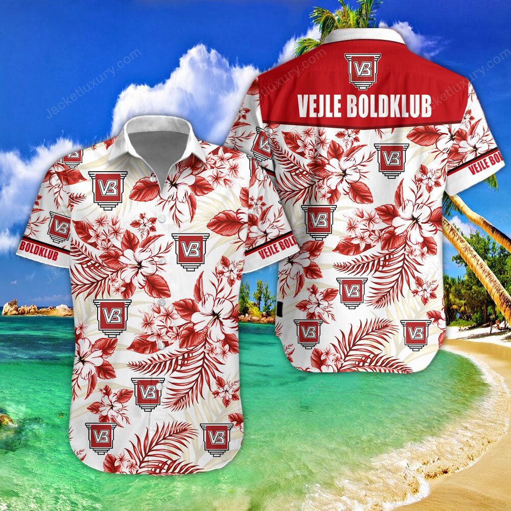 Vejle Boldklub 2022 tropical summer hawaiian shirt