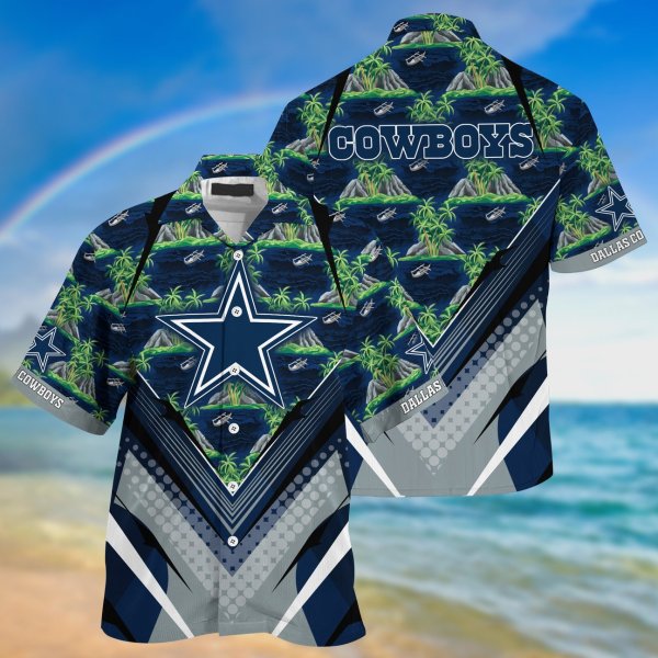 Dallas Cowboys NFL Tropical Hawaiian Shirt