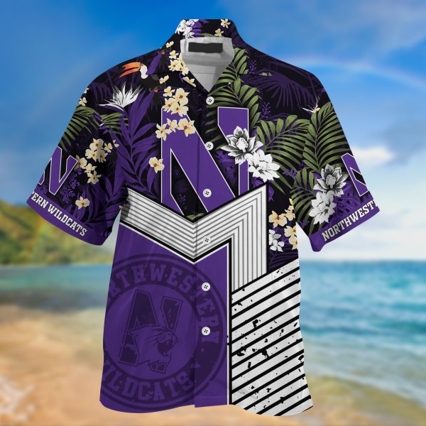 Northwestern Wildcats New Collection Summer 2022 Hawaiian Shirt