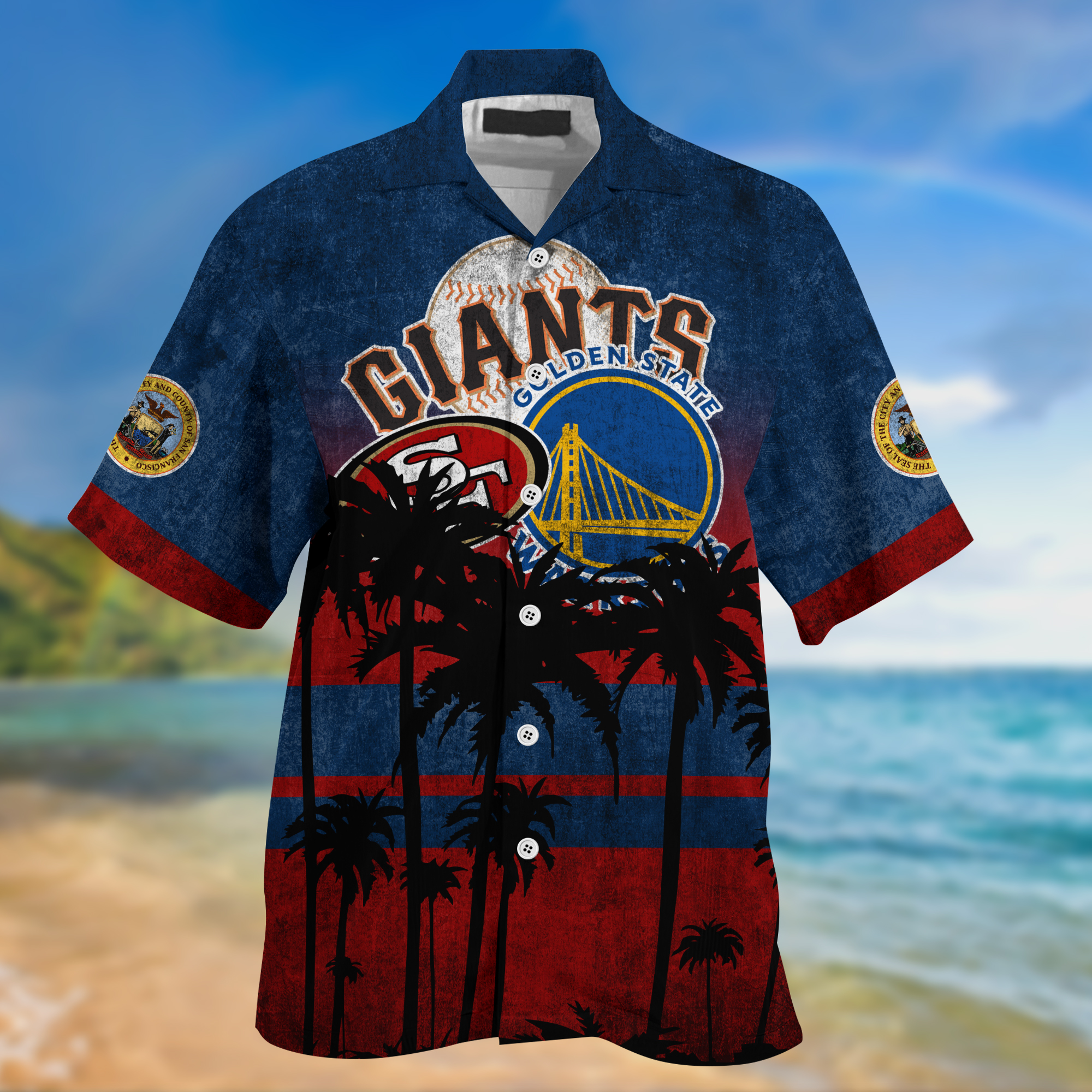 San Francisco Giants 49er Golden State Sport Teams Hawaiian Shirt