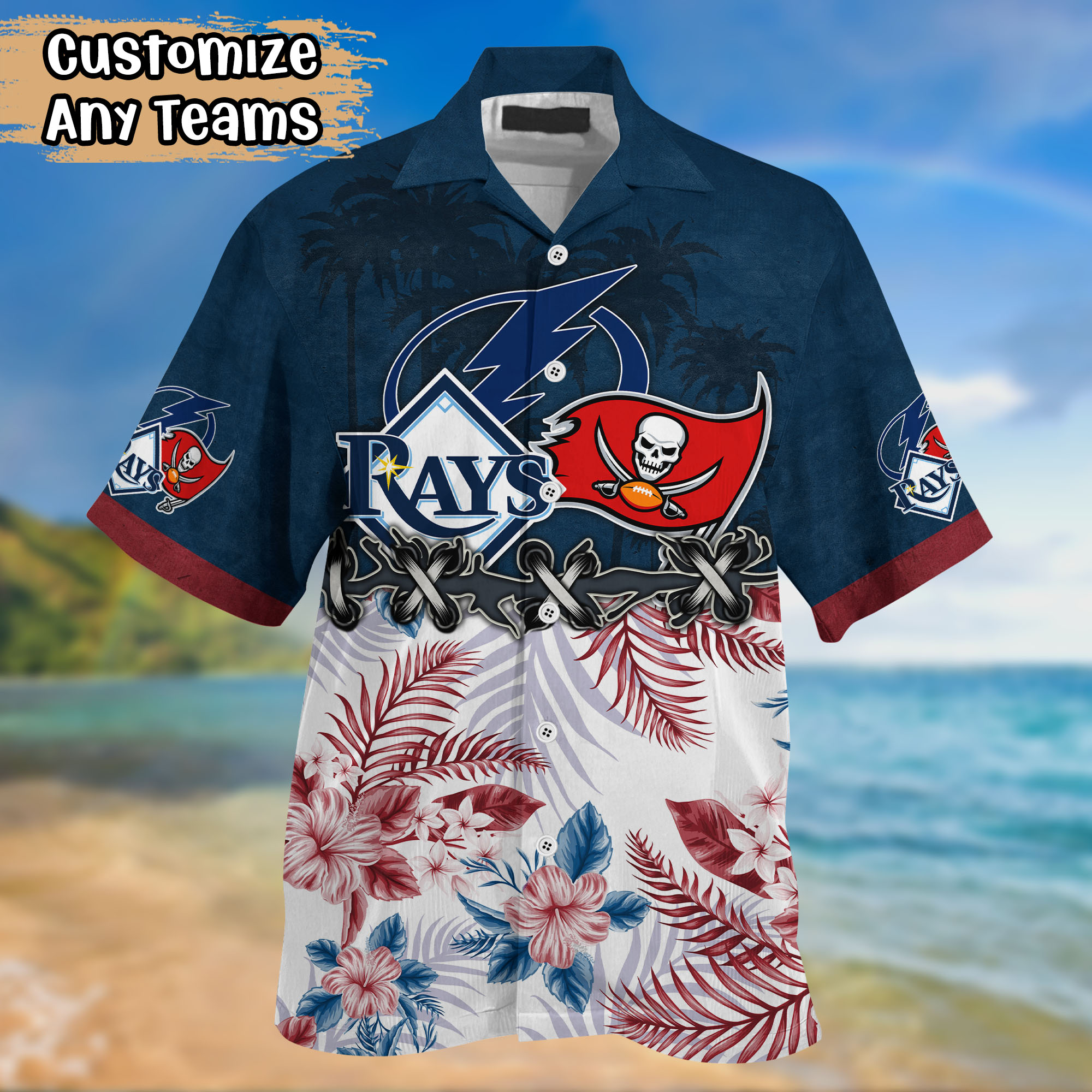 Florida Sport Teams Salty Beach Hawaiian Shirt