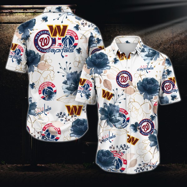 Washington Sports Teams Flower 2022 Hawaiian Shirt