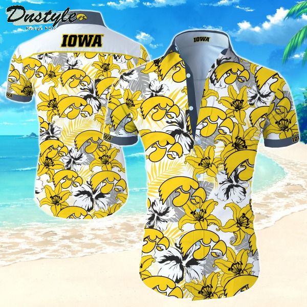 Iowa Hawkeyes Hawaiian Shirt Summer Button Up