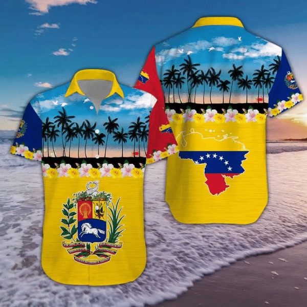 Venezuela Tropical Hawaiian Shirt