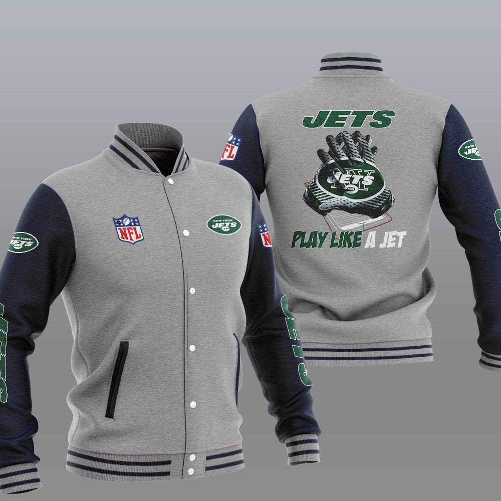 New York Jets Play Like A Jet Varsity Jacket