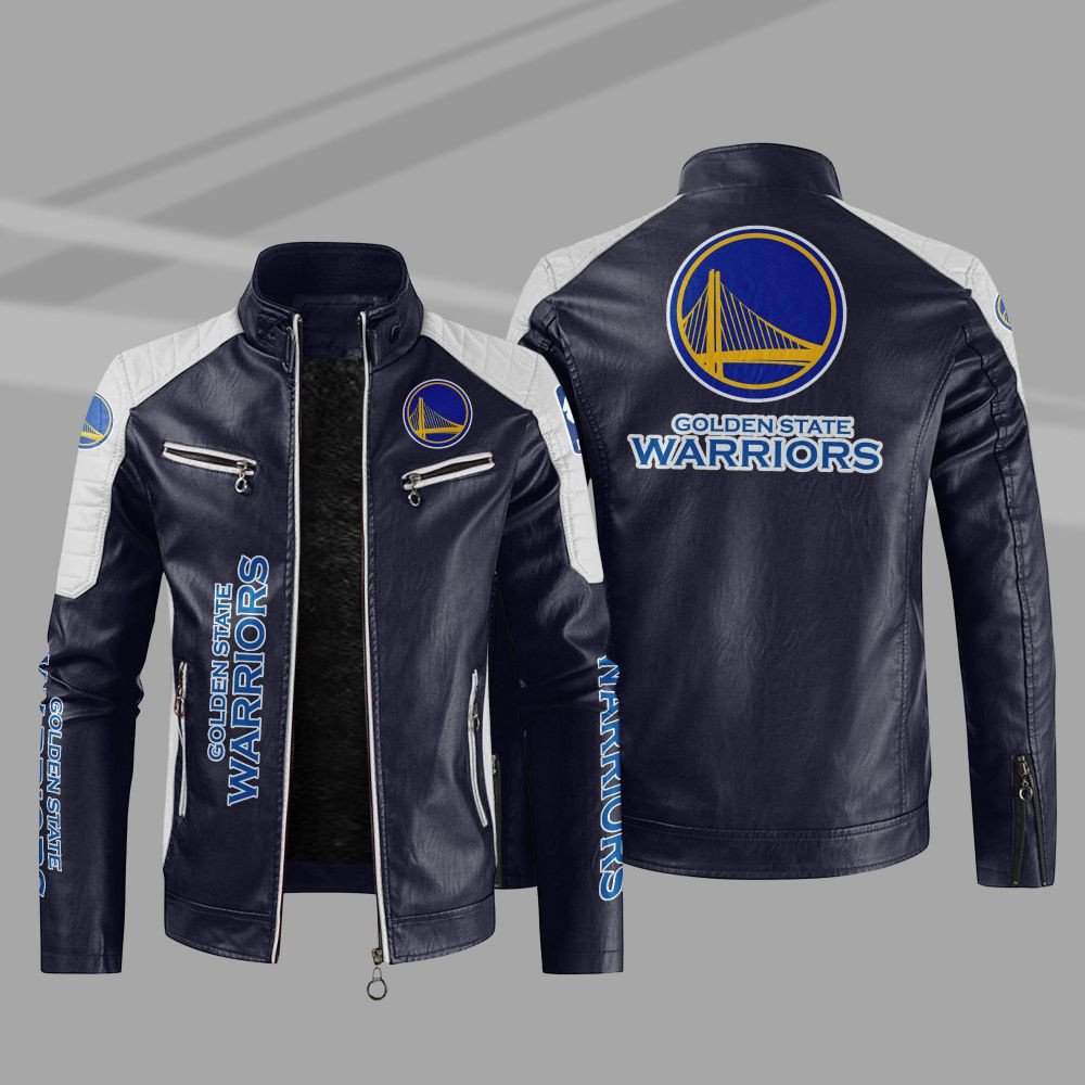 Golden State Warriors NBA Leather Jacket