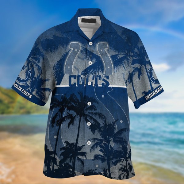 Indianapolis Colts NFL Palm Tree Hawaiian Shirt