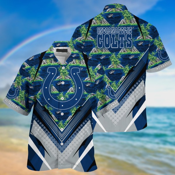 Indianapolis Colts NFL Tropical Hawaiian Shirt
