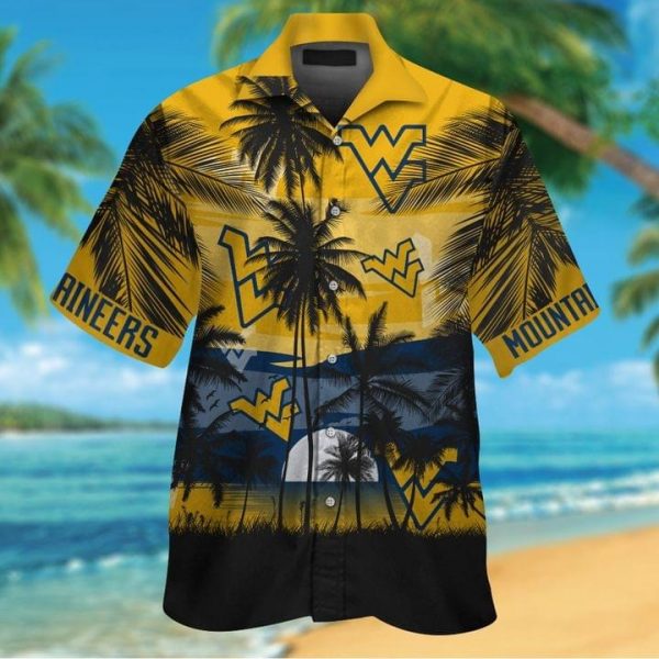 West Virginia Mountaineers Tropical Hawaiian Shirt