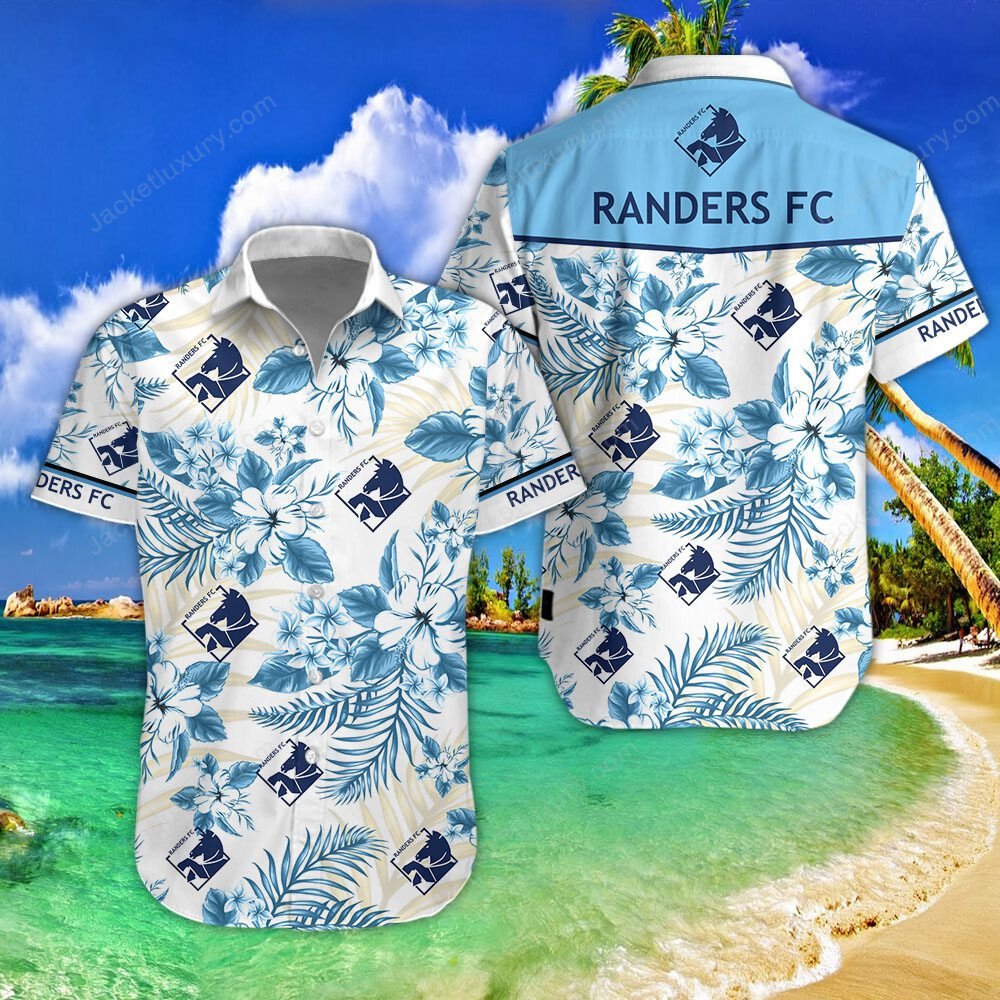 Randers FC 2022 tropical summer hawaiian shirt