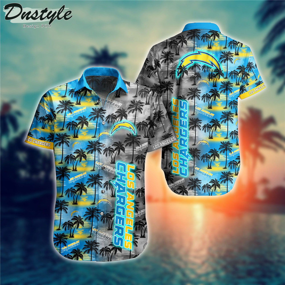 Los Angeles Chargers Flower Gift For Summer 2022 Hawaiian Shirt