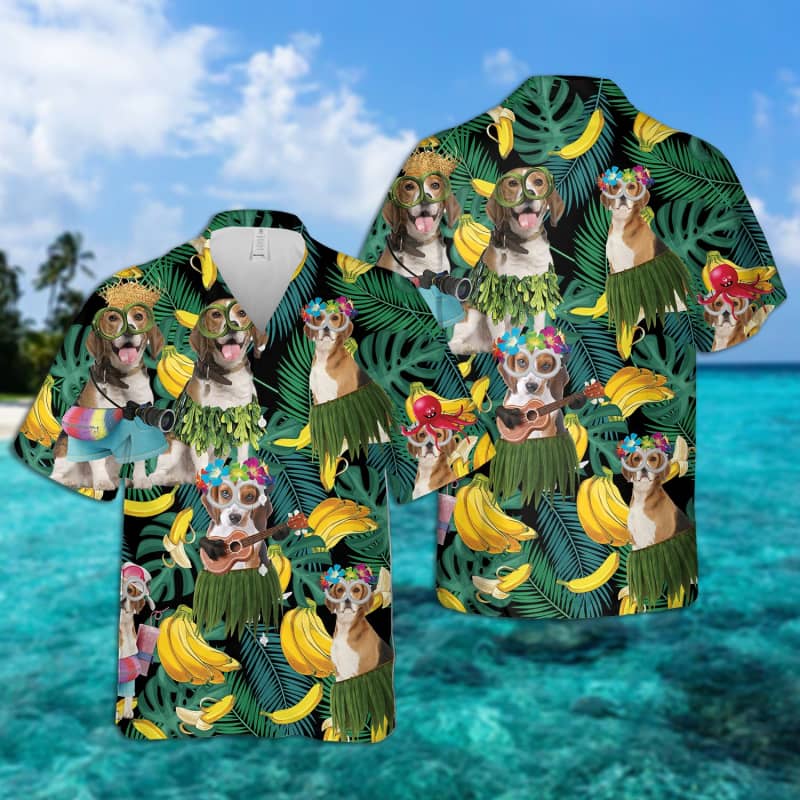 Beagle Hawaiian Shirt