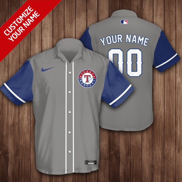 Texas Rangers MLB Personalized Hawaiian Shirt