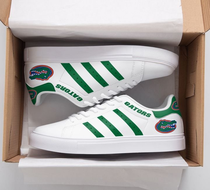 Florida Green And White Stan Smith Low Top Shoes