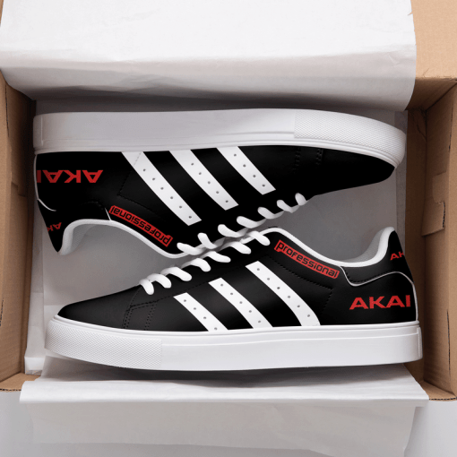 AKAI Professional Black 3D Over Printed Stan Smith Shoes