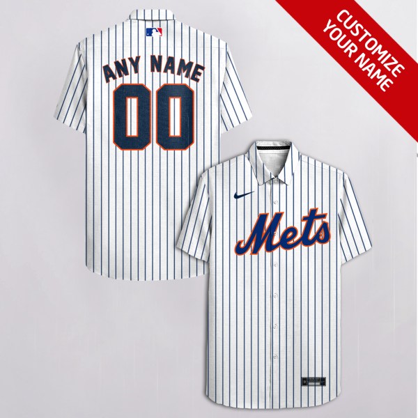 MLB New York Mets Personalized Hawaiian Shirt