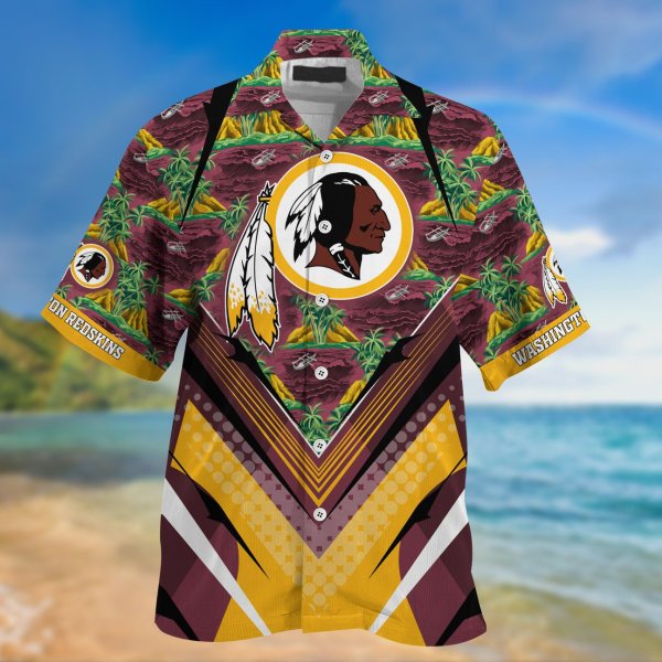 Washington Commanders NFL Tropical Hawaiian Shirt