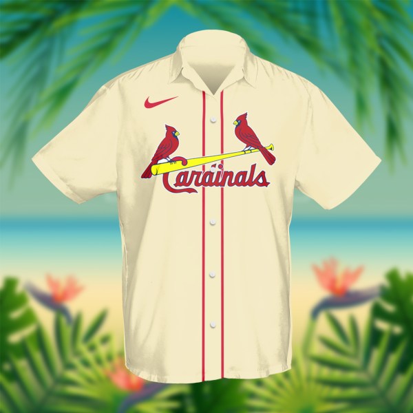 St Louis Cardinals MLB Yellow Personalized Hawaiian Shirt