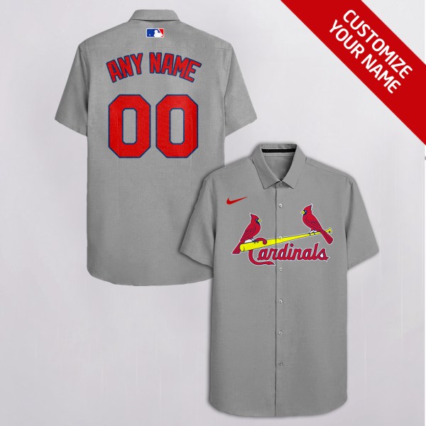 MLB St Louis Cardinals Name Hawaiian Shirt