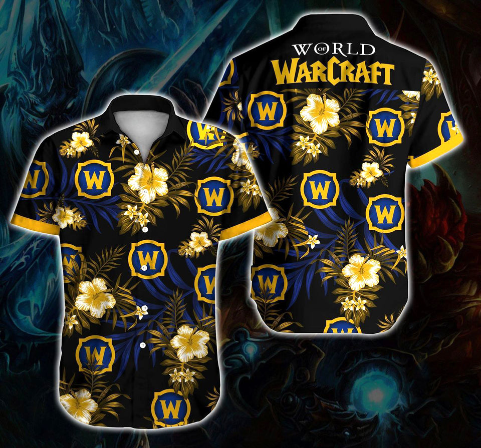 World Of Warcraft Hibiscus Hawaiian Shirt
