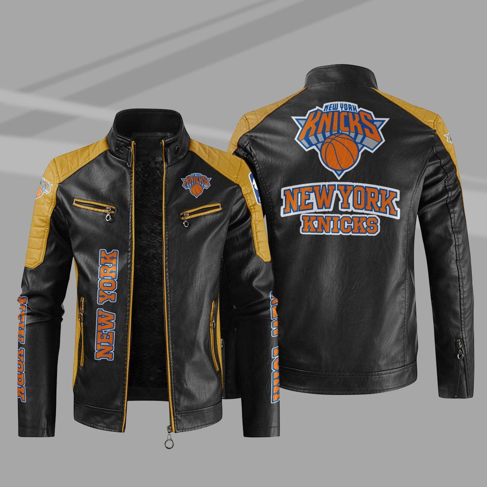 New York Knicks NBA Leather Jacket
