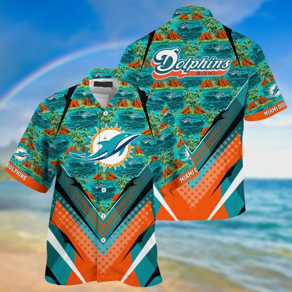 Miami Dolphins NFL Tropical Hawaiian Shirt