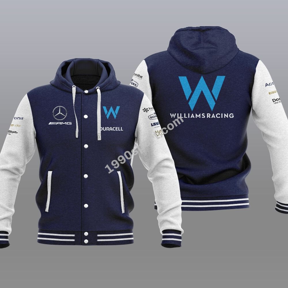 Williams Racing 2022 Hooded Varsity Jacket