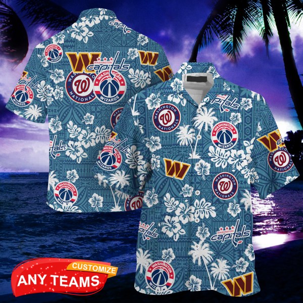 Washington Sports Teams Season 2022 Hawaiian Shirt