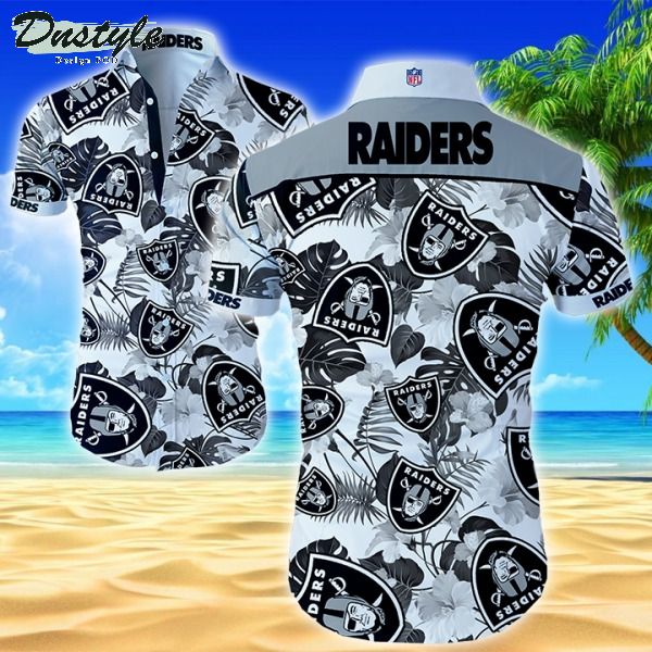 Las Vegas Raiders Hawaiian Shirt Summer Button Up
