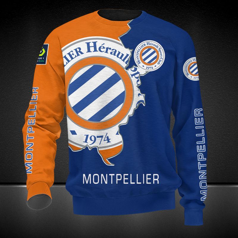 Montpellier HSC 3d all over printed hoodie