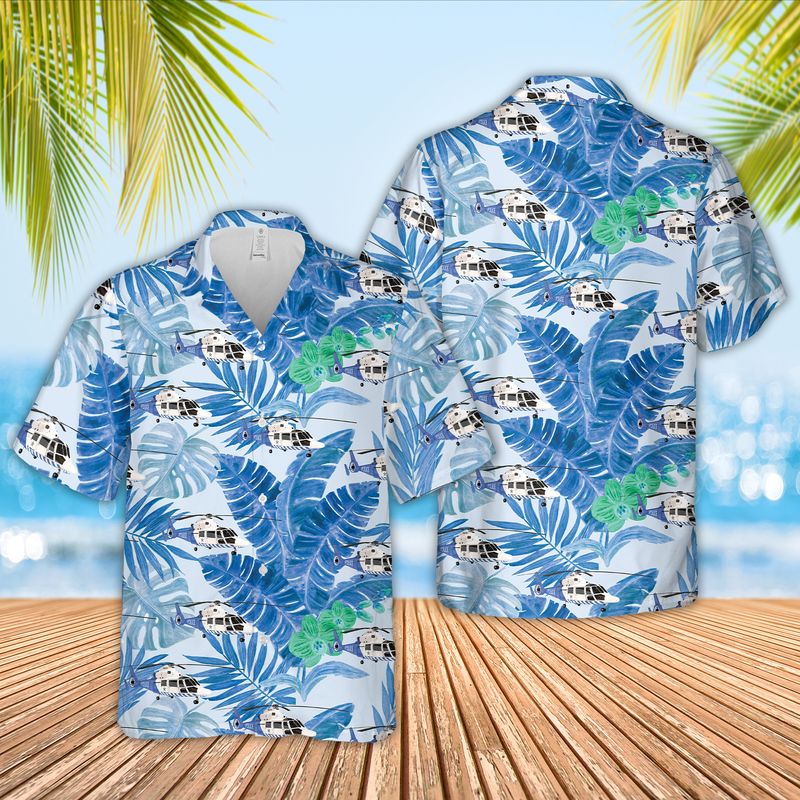 Police Hibiscus US Hawaii Shirt