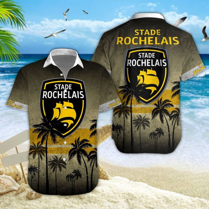 Stade Rochelais Hawaiian Shirt