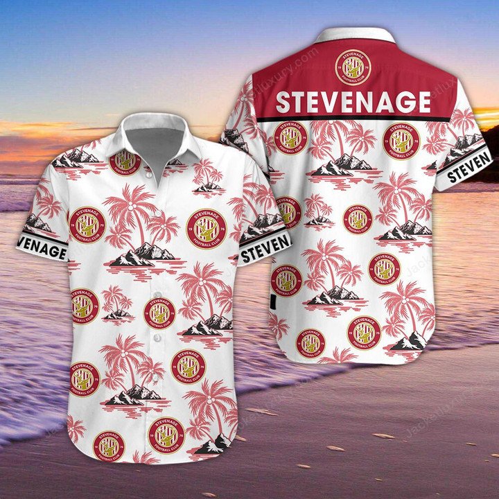 Stevenage Football Club Hawaiian Shirt