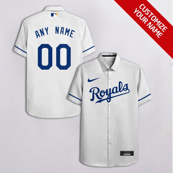 Kansas City Royals MLB Custom Name Hawaiian Shirt