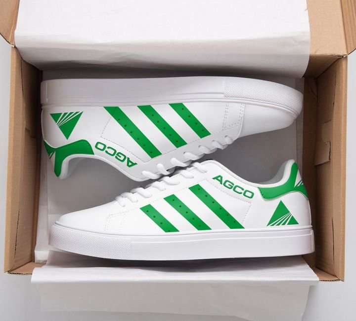 AGCO Green And White Stan Smith Low Top Shoes