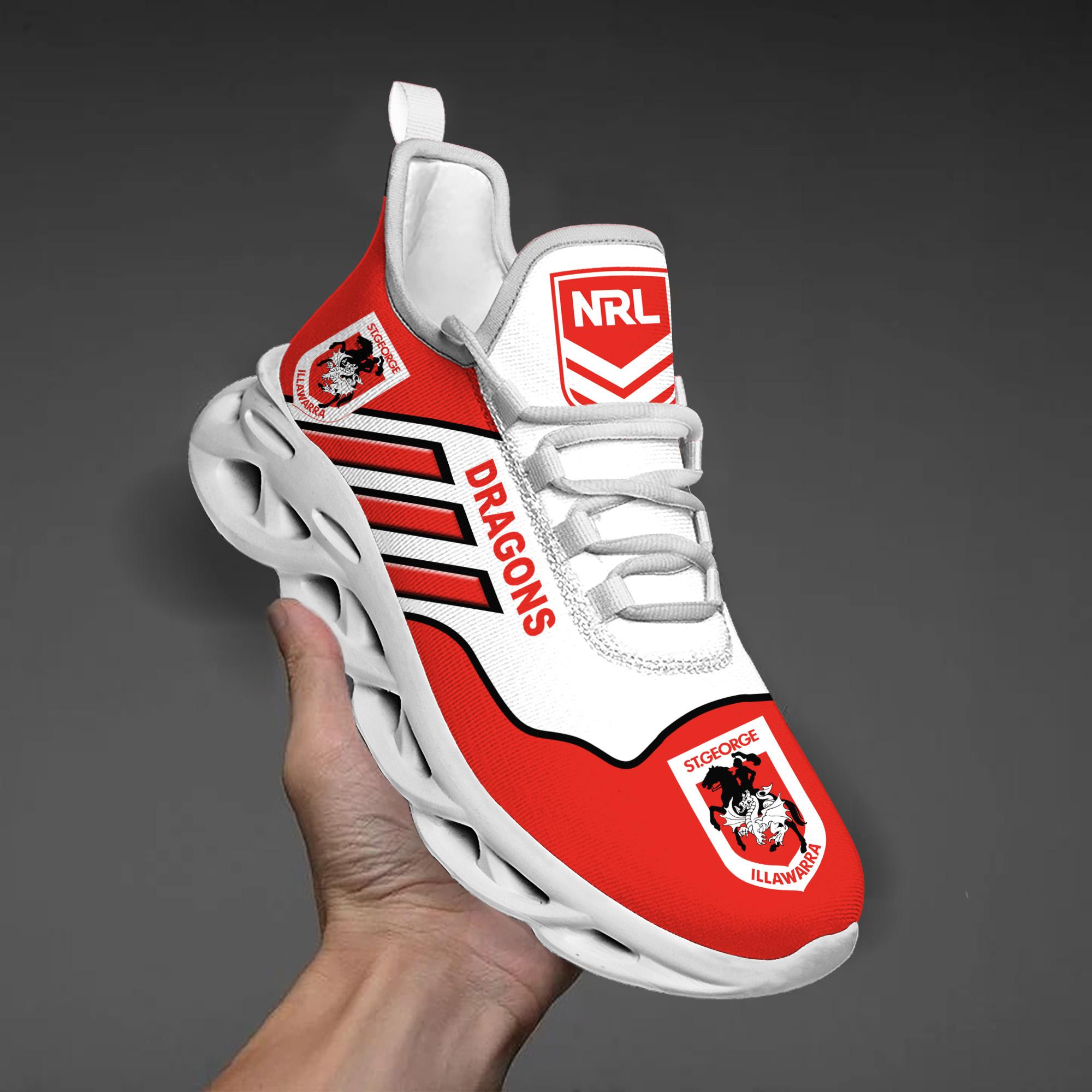 St. George Illawarra Dragons NRL Clunky Max Soul Shoes