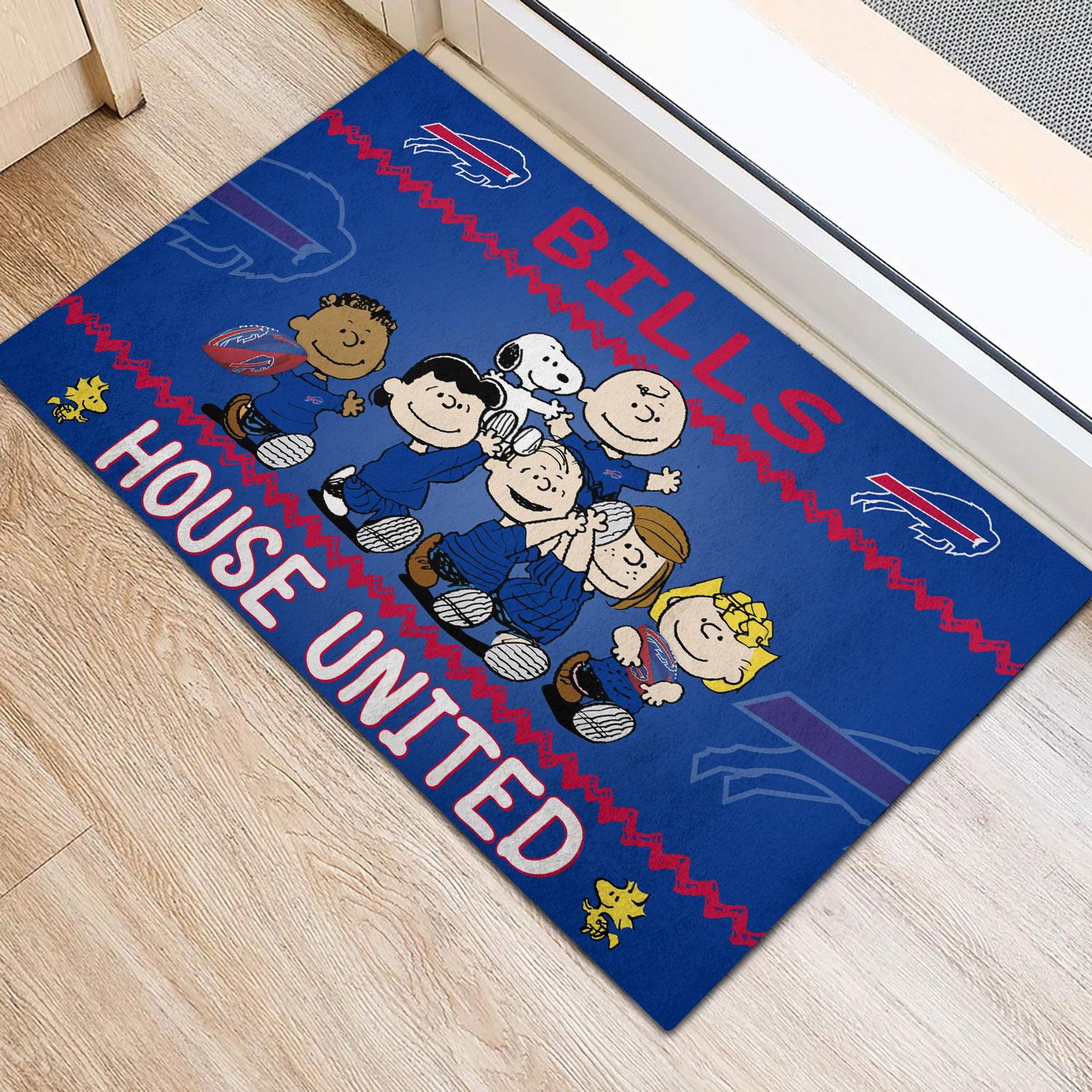 Buffalo Bills Peanuts House United Doormat